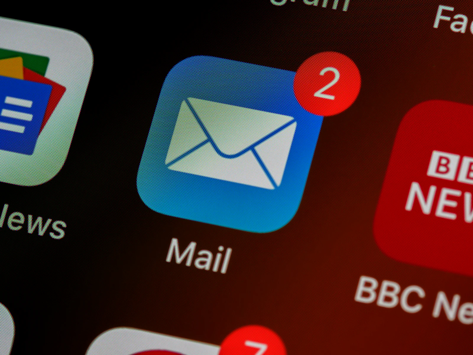 Business email inbox protected by authentication and filtering settings